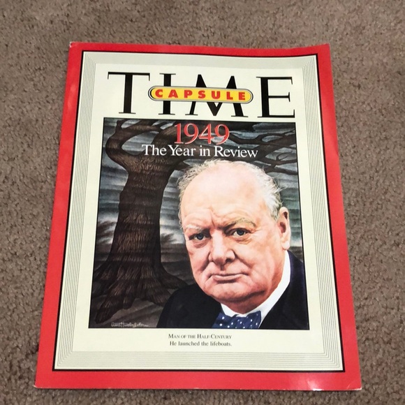 Time Magazine Art Vintage Time Magazine Time Capsule 949 The Year